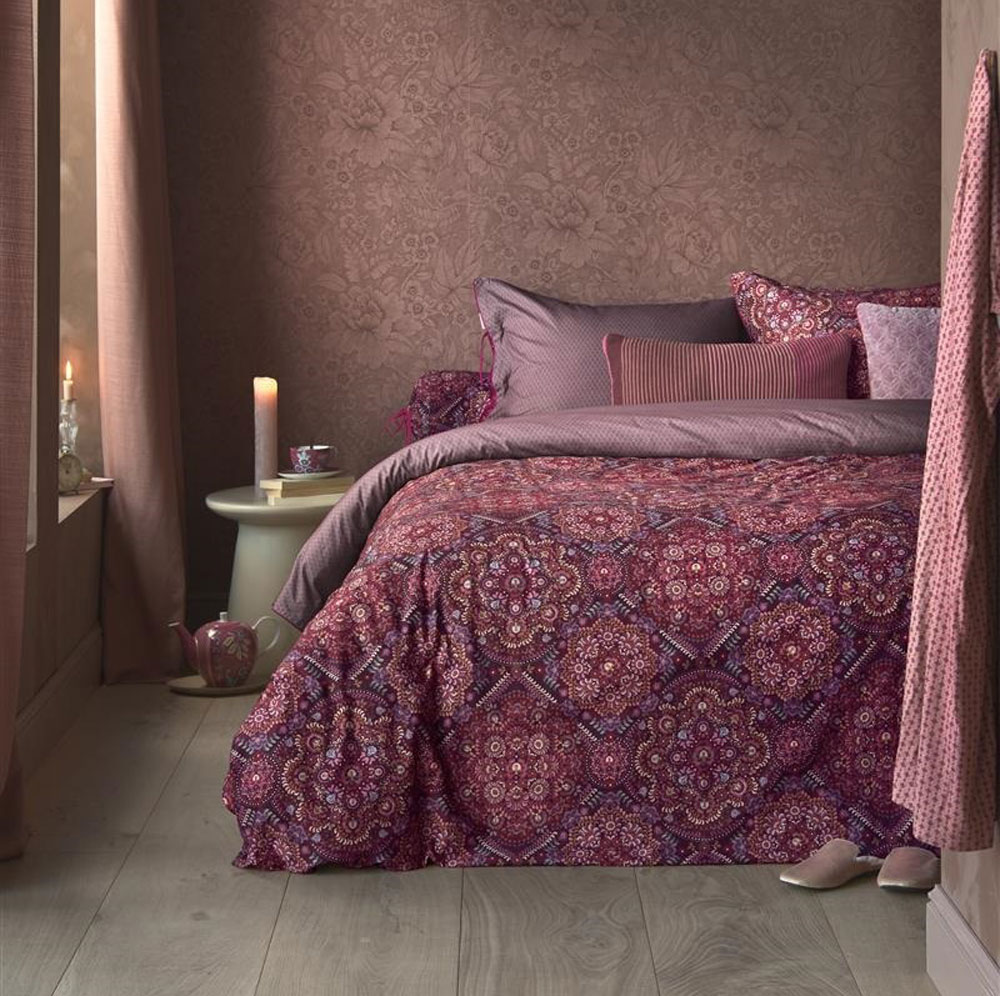 Parure de couette Il Mosaico dark red Pip Studio