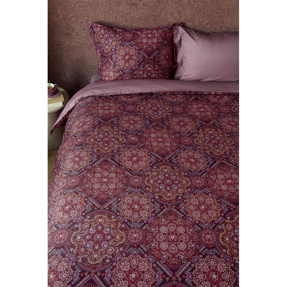 Parure de couette Il Mosaico dark red Pip Studio