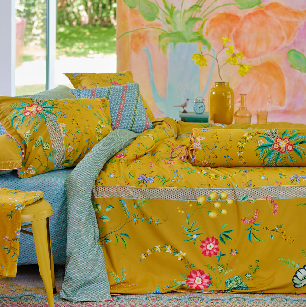 Parure de couette Petites Fleurs Jaune Pip Studio