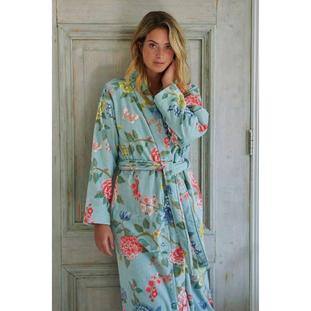 Peignoir capuche Good Evening Blue Pip Studio