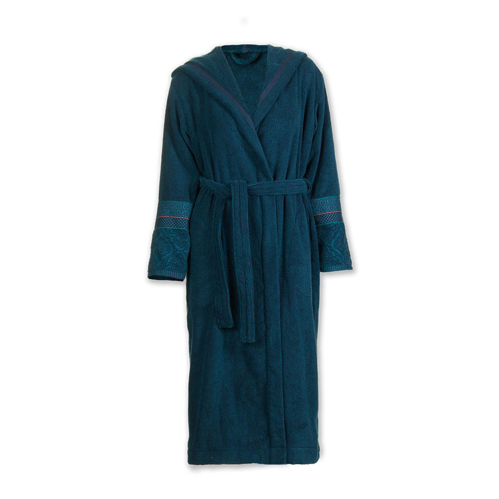 Peignoir capuche Soft Zellige Dark Blue Pip Studio