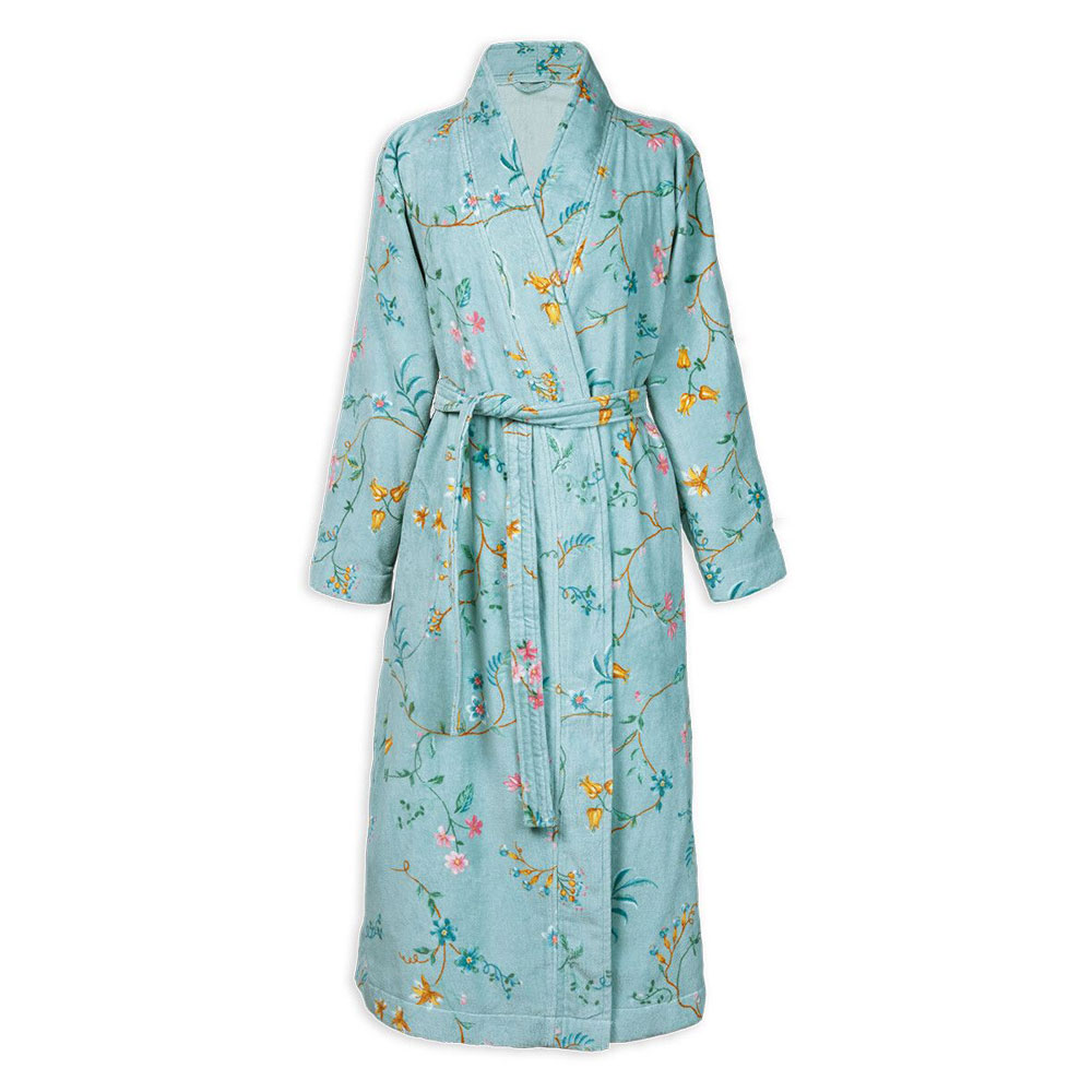 Peignoir Kimono Les Fleurs Blue Pip Studio