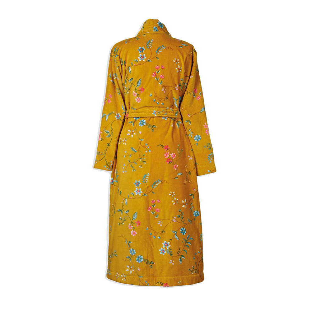 Peignoir Kimono Les Fleurs Yellow Pip Studio