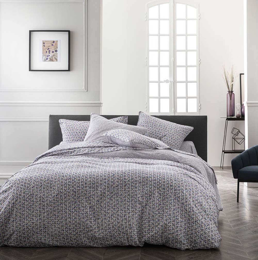 Anne de Solène parure de lit Précieux Multicolore satin coton