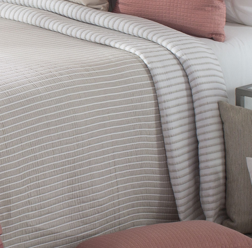 Couvre lit Loke Naturel 01 Reig Marti