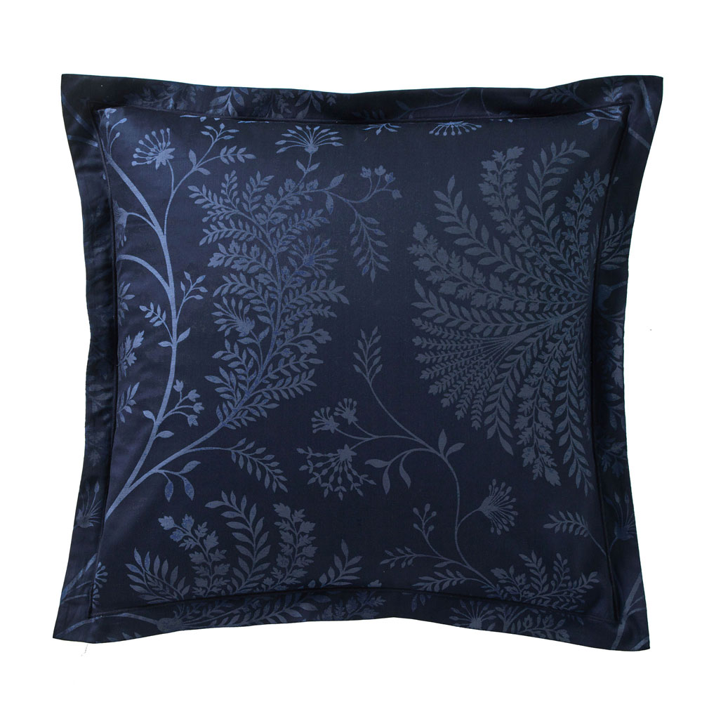 Taies Palmyre Bleu Nuit Sanderson