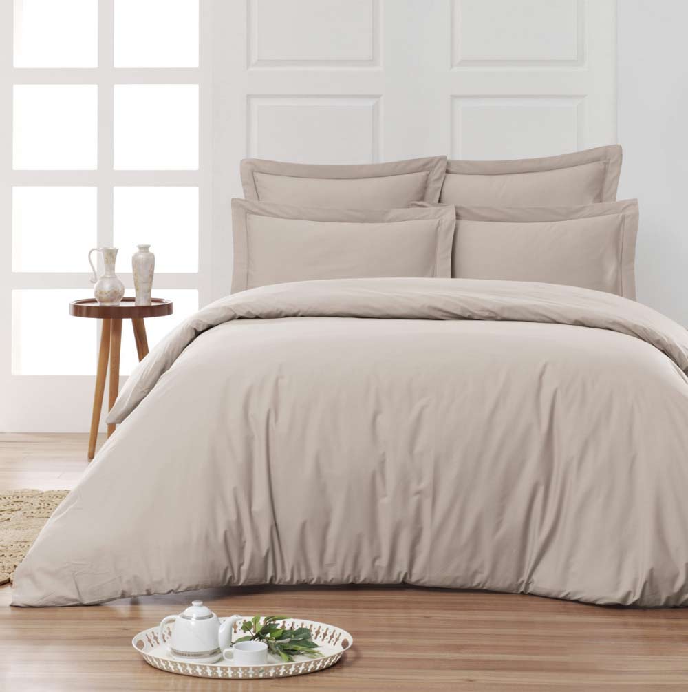 Drap housse Percale Ficelle Sensei