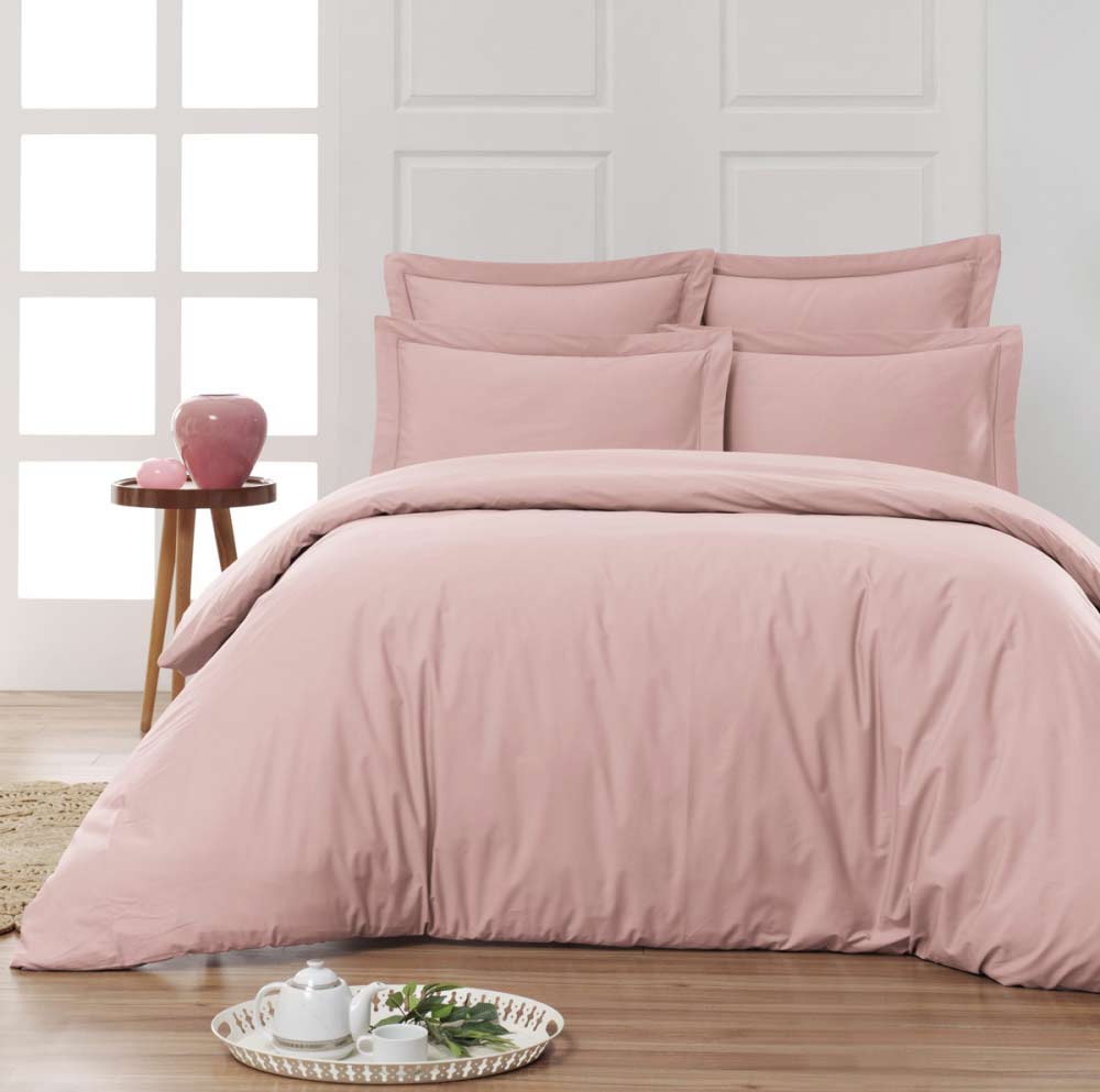 Drap housse Percale Poudre Sensei