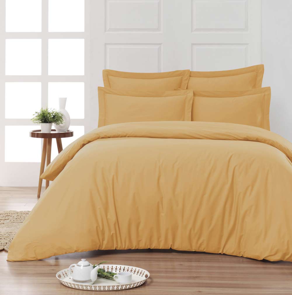 Drap housse Percale Safran Sensei
