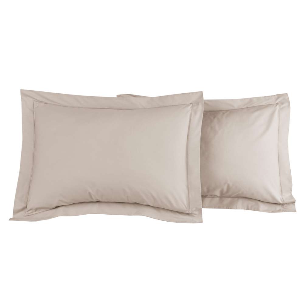 Taies Percale Ficelle Sensei