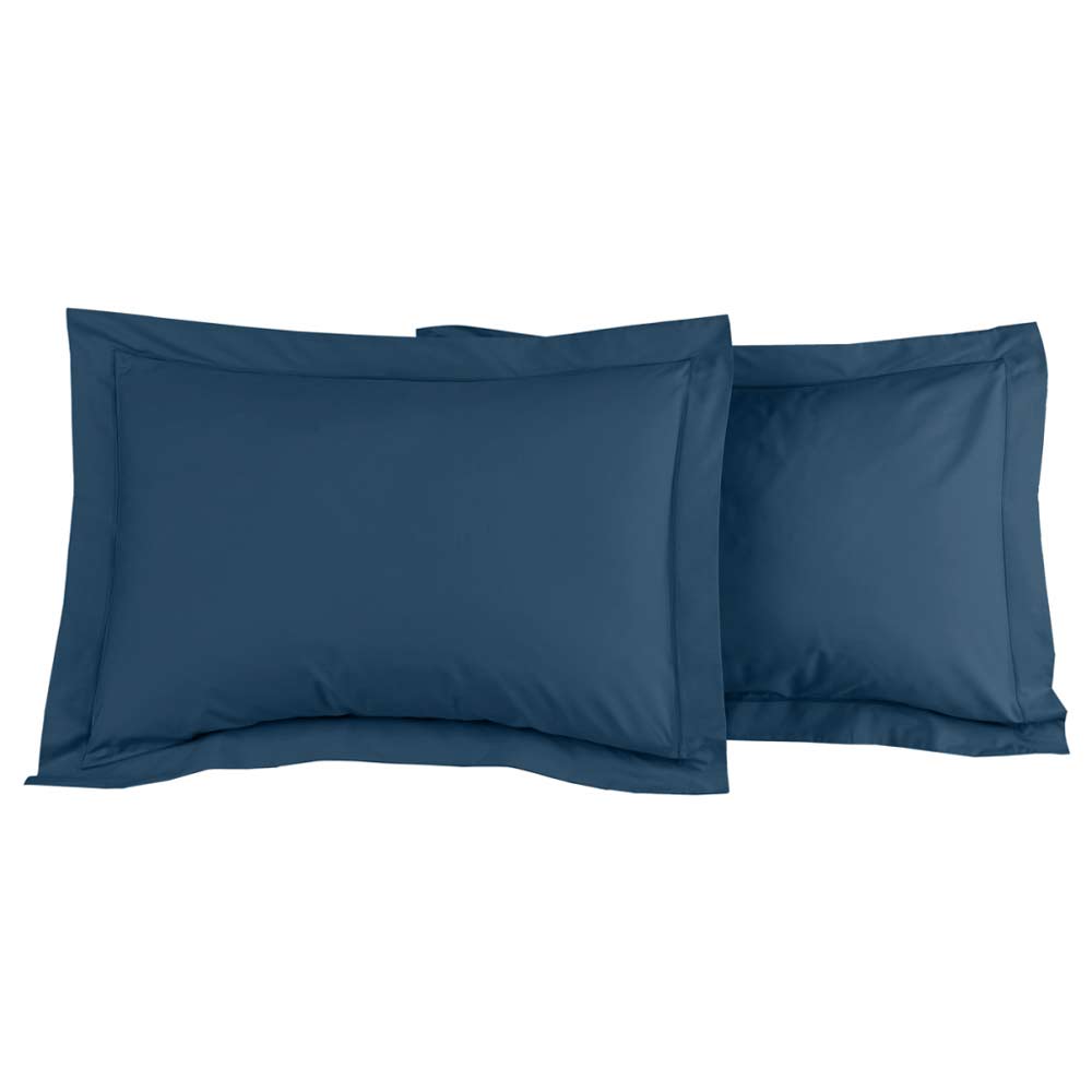 Taies Percale Indigo Sensei
