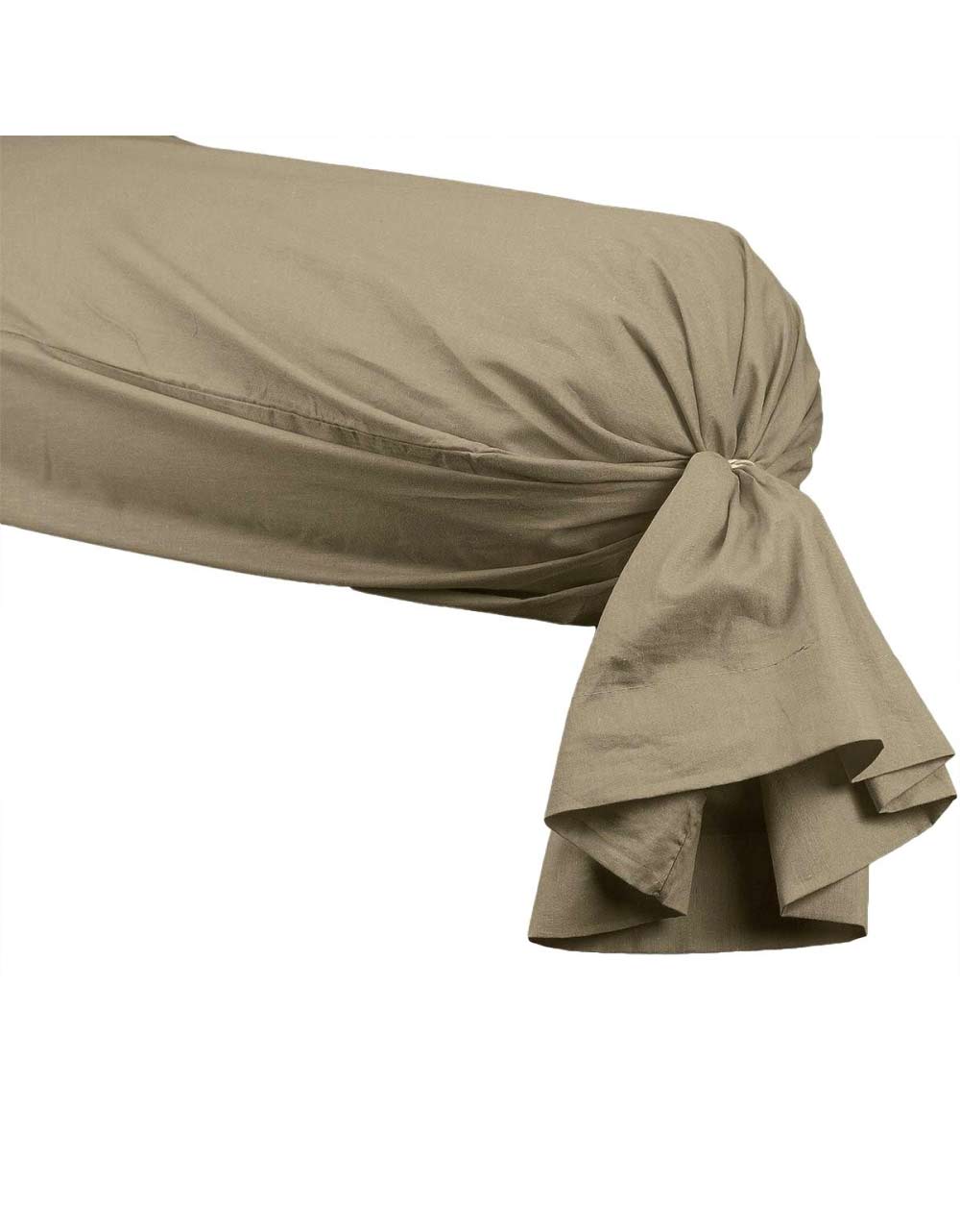 Taies Percale Taupe Sensei