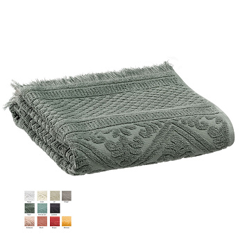 Asciugamano Viso E Mani Vivaraise Zoé – 50x100 Cm – 100% Cotone Spugna – Colore Nocciola – Morbido E Assorbente