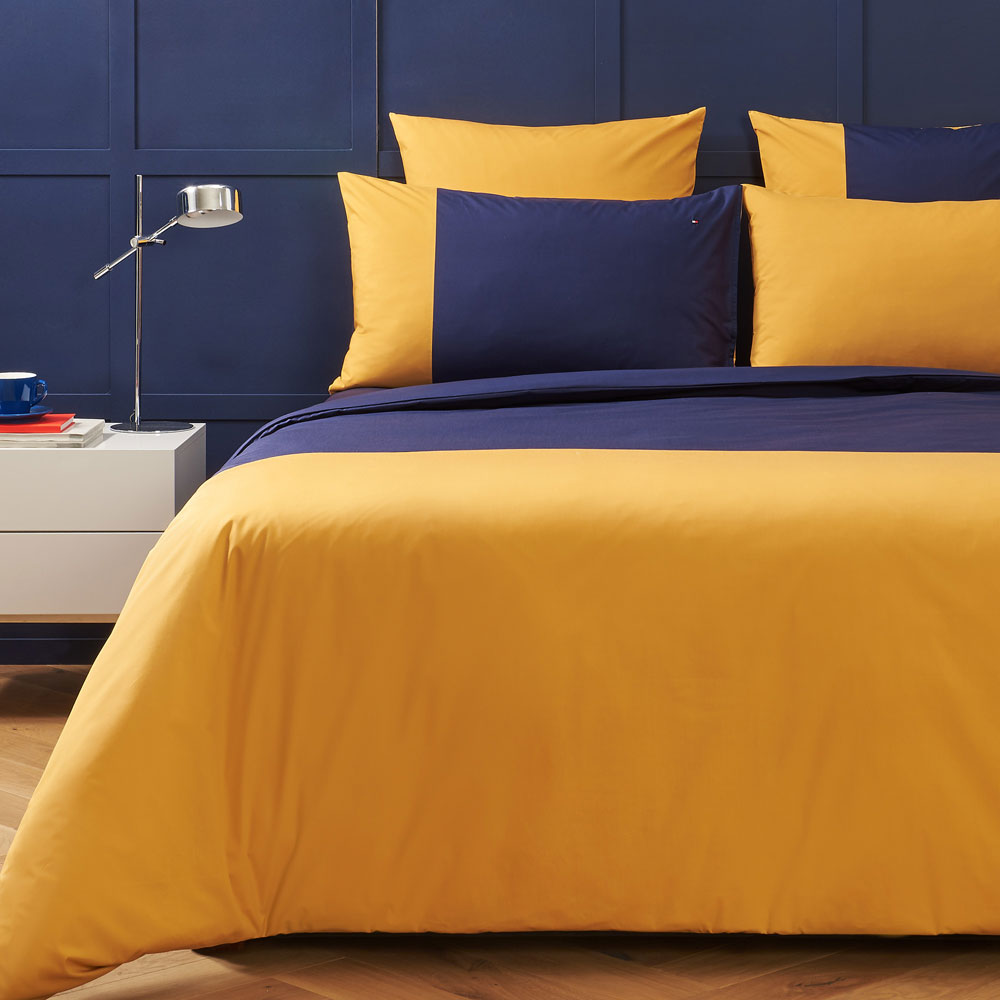 Housse de couette Color Block Gold Tommy Hilfiger
