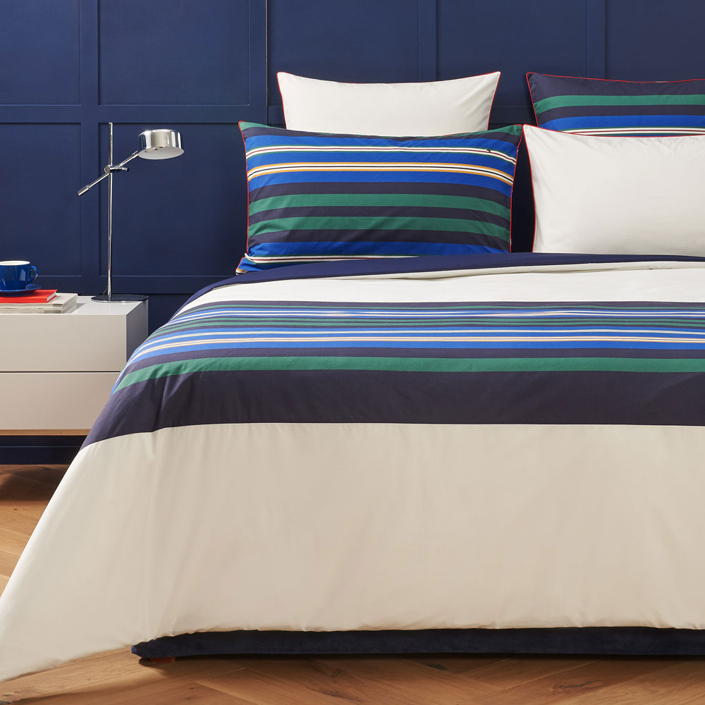 Tommy Hilfiger Housse de couette Rayures Urbaines White