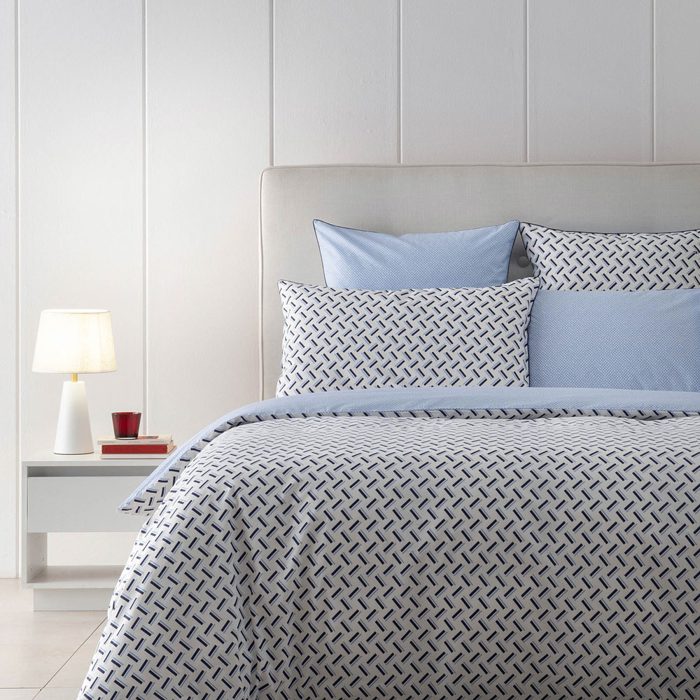 Housse de couette TH Grid Oxford Tommy Hilfi­ger