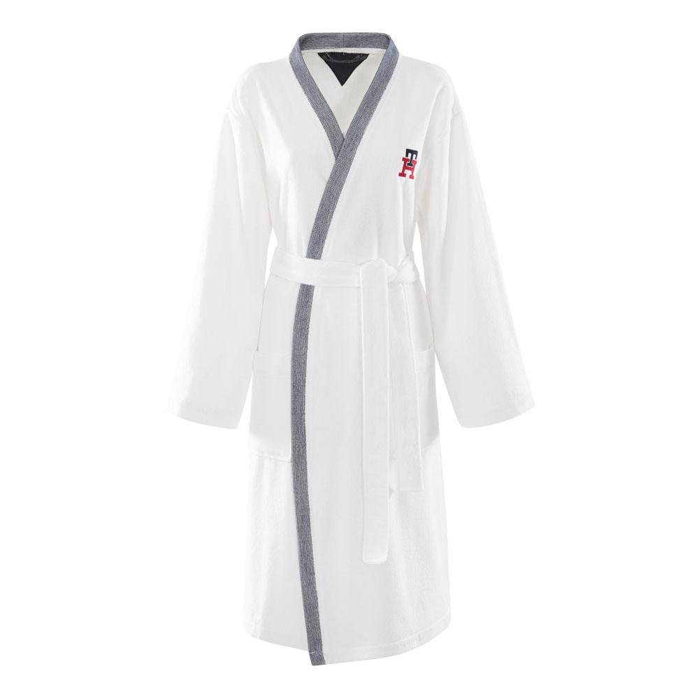 Peignoir Kimono TH Monogram White Tommy Hilfiger