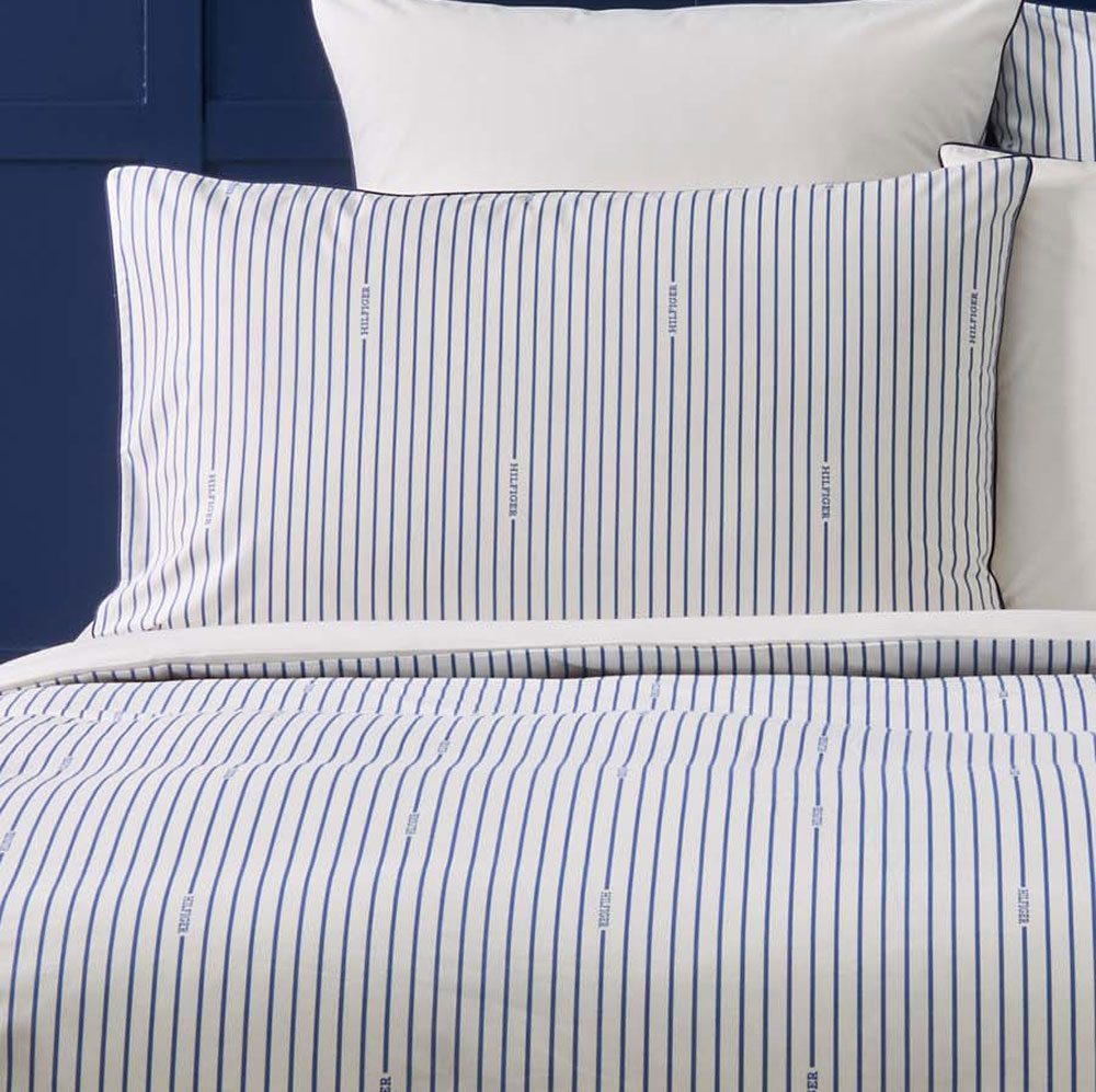 Taies d’oreiller Two-Tone stripes Abyss Tommy Hilfi­ger