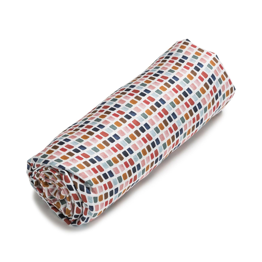 Tradition des Vosges drap plat palm spring satin coton