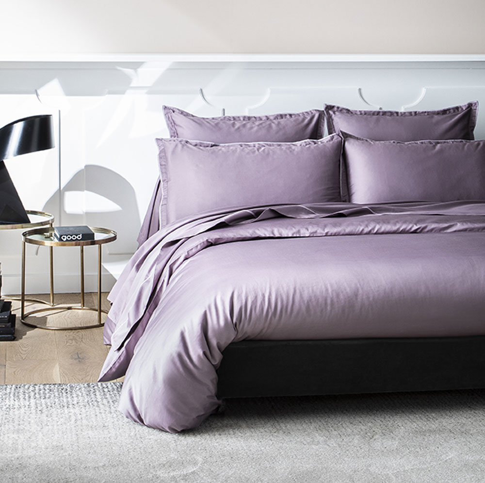 Housse de couette Opium Lilas Tradi­tion des Vosges