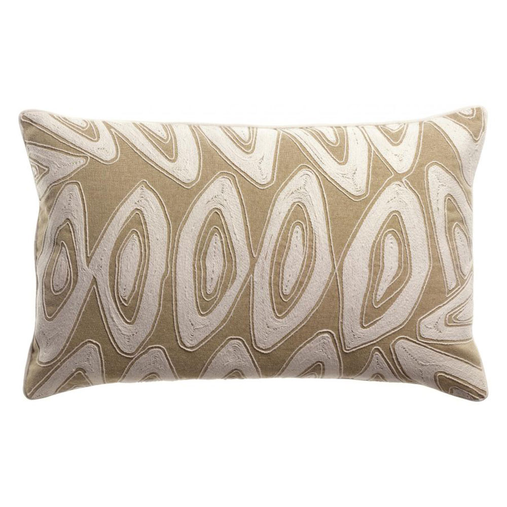 Coussin brodé Leya Neige Vivaraise