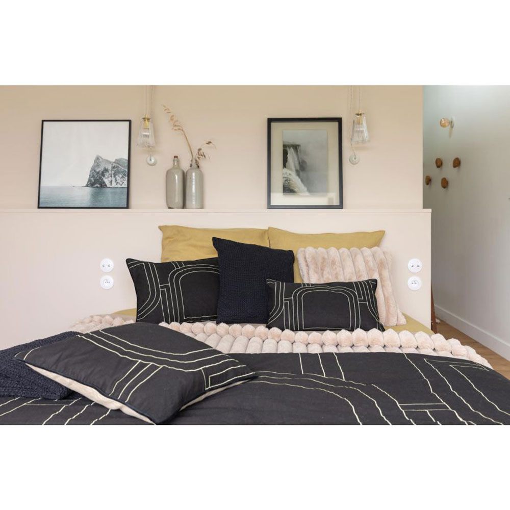 Coussin Jaden Caviar Vivaraise