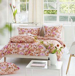 Housse de couette Gira­don Coral