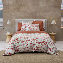 Parure de couette Lodge Terra­cotta