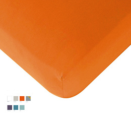 Drap housse Smooth percale lavée 7 colo­ris