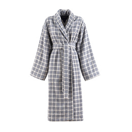 Peignoir Kimono Flag Check Mouse