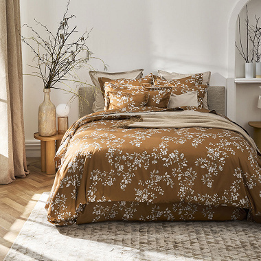 Housse de couette Vivienne Gingembre Alexandre Turpault