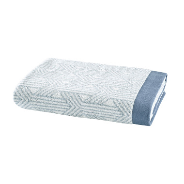 Drap de bain Nouage Bleu/Blanc Anne de Solène