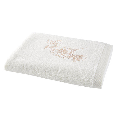 Drap de bain Villan­dry Blanc Anne de Solène