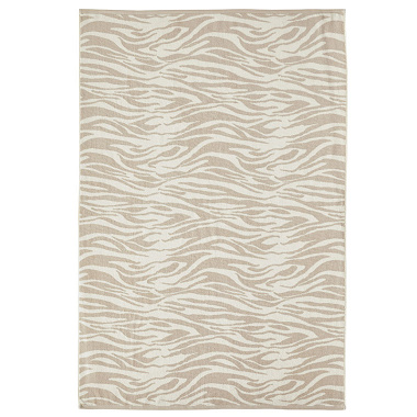 Drap de bain Zèbre Beige/Blanc Anne de Solène