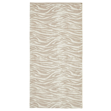 Drap de douche Zèbre Beige/Blanc Anne de Solène