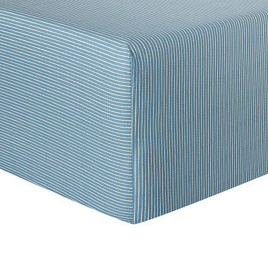 Drap housse Aristo Bleu Anne de Solène