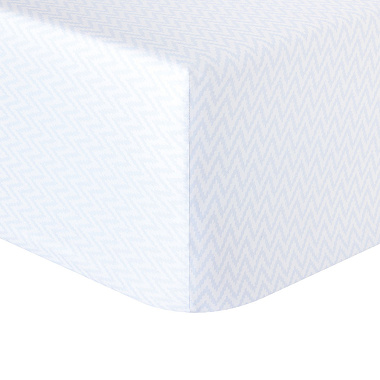 Drap housse Calme Bleu Anne de Solène
