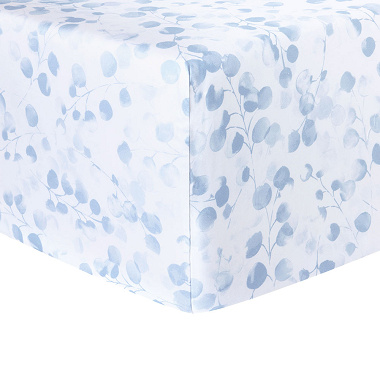 Drap housse Rosée Bleu Anne de Solène