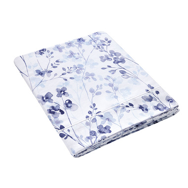 Drap plat Calme Bleu Anne de Solène