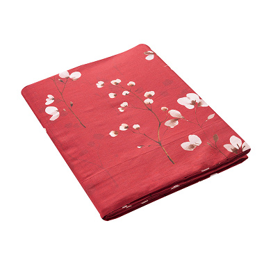 Drap plat Mini­ma­liste Terra­cotta Anne de Solène