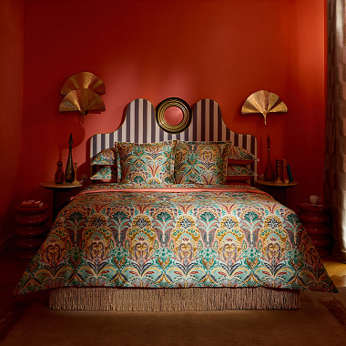 Housse de couette Enso­lillé Multi­co­lore Anne de Solène