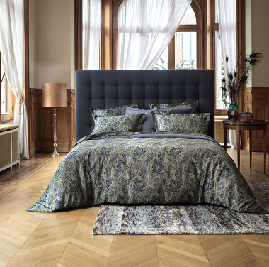 Housse de couette Indira Bleu Anne de Solène