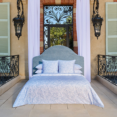 Housse de couette Rosée Bleu Anne de Solène