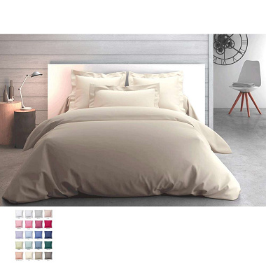 Housse de couette Vexin Percale 18 col. Anne de Solène