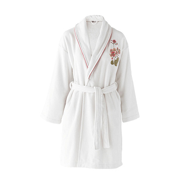 Peignoir de bain Flâne­rie Blanc Anne de Solène