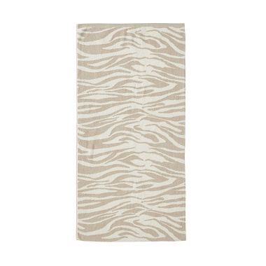 Serviette de toilette Zèbre Beige/Blanc Anne de Solène