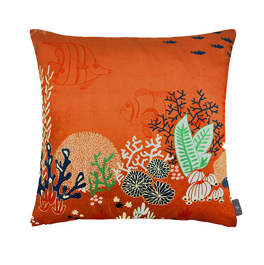 Cous­sin La jungle marine Orange Art de Lys