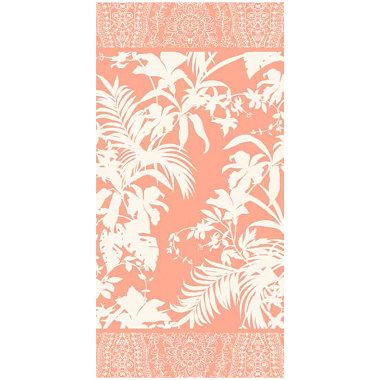 Drap de plage Ibis­cus Tattoo Cara­mello Bassetti