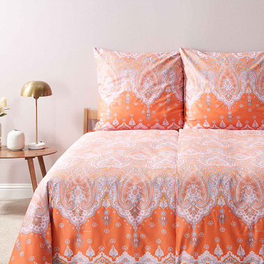 Housse de couette Isola­bella Aran­cio Bassetti