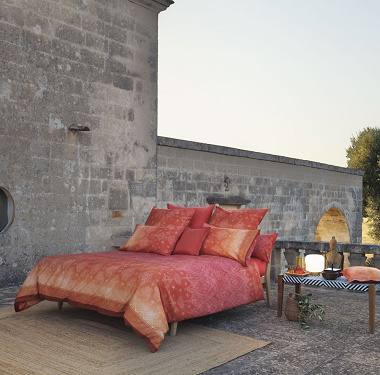 Housse de couette Kerala Aran­cio Bassetti